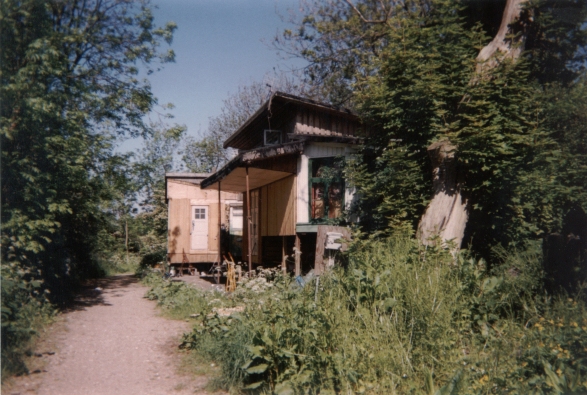 Photo: Häuser in Christiania im Mai 2002. Copyright by jen.